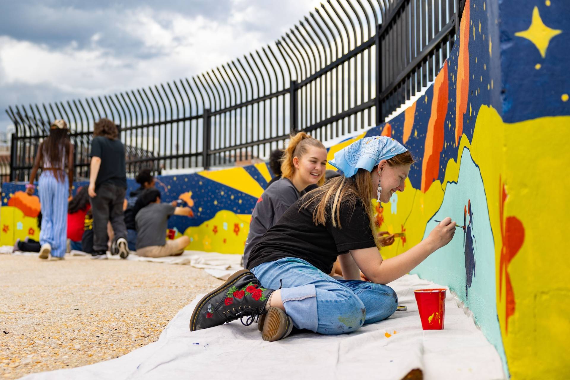 Honors Humanities Mural Regents Garage 2025