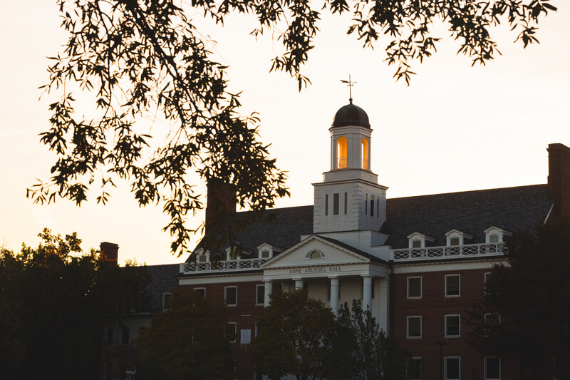 Anne Arundel Hall sunset