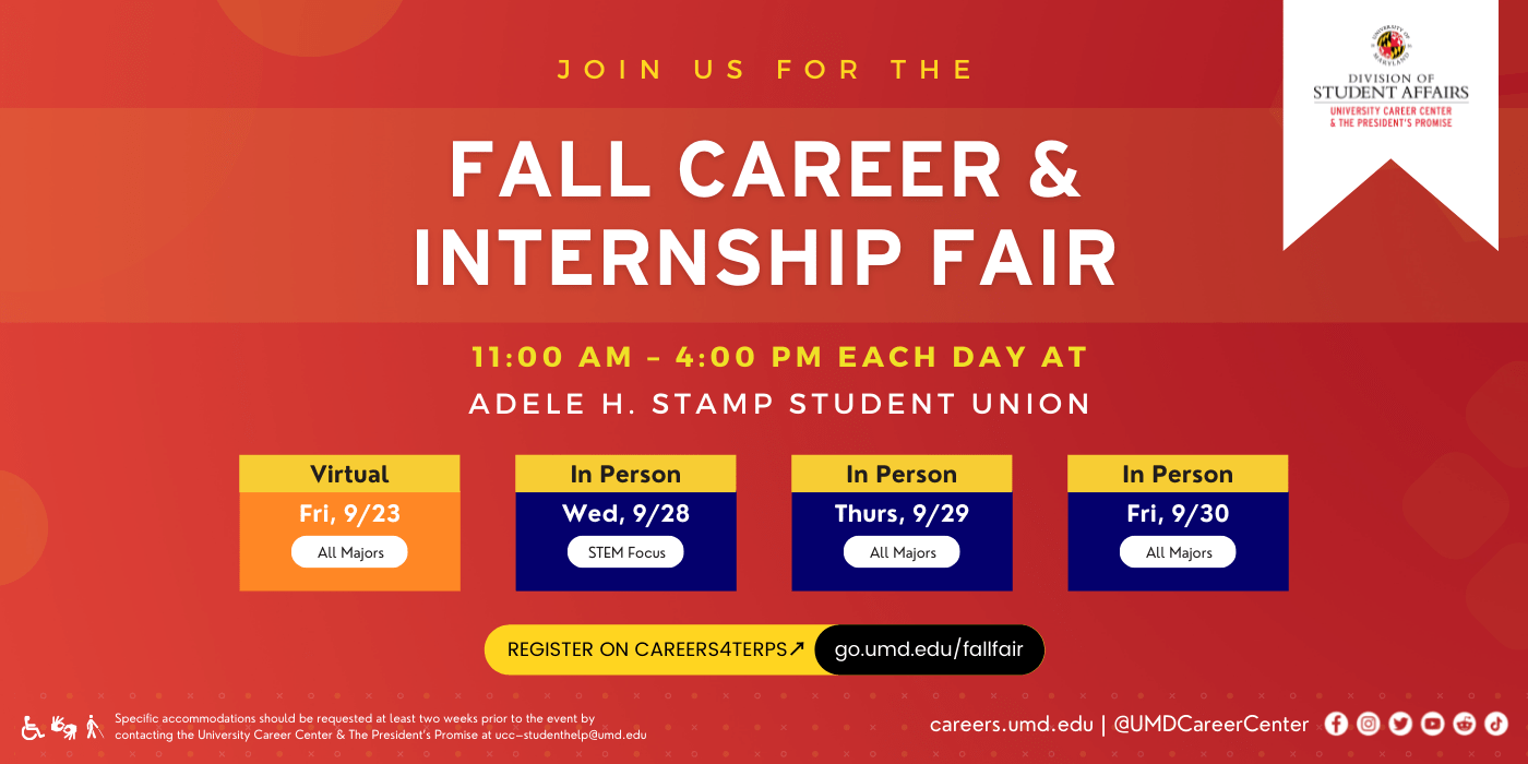 Fall Career Internship Fair 2022