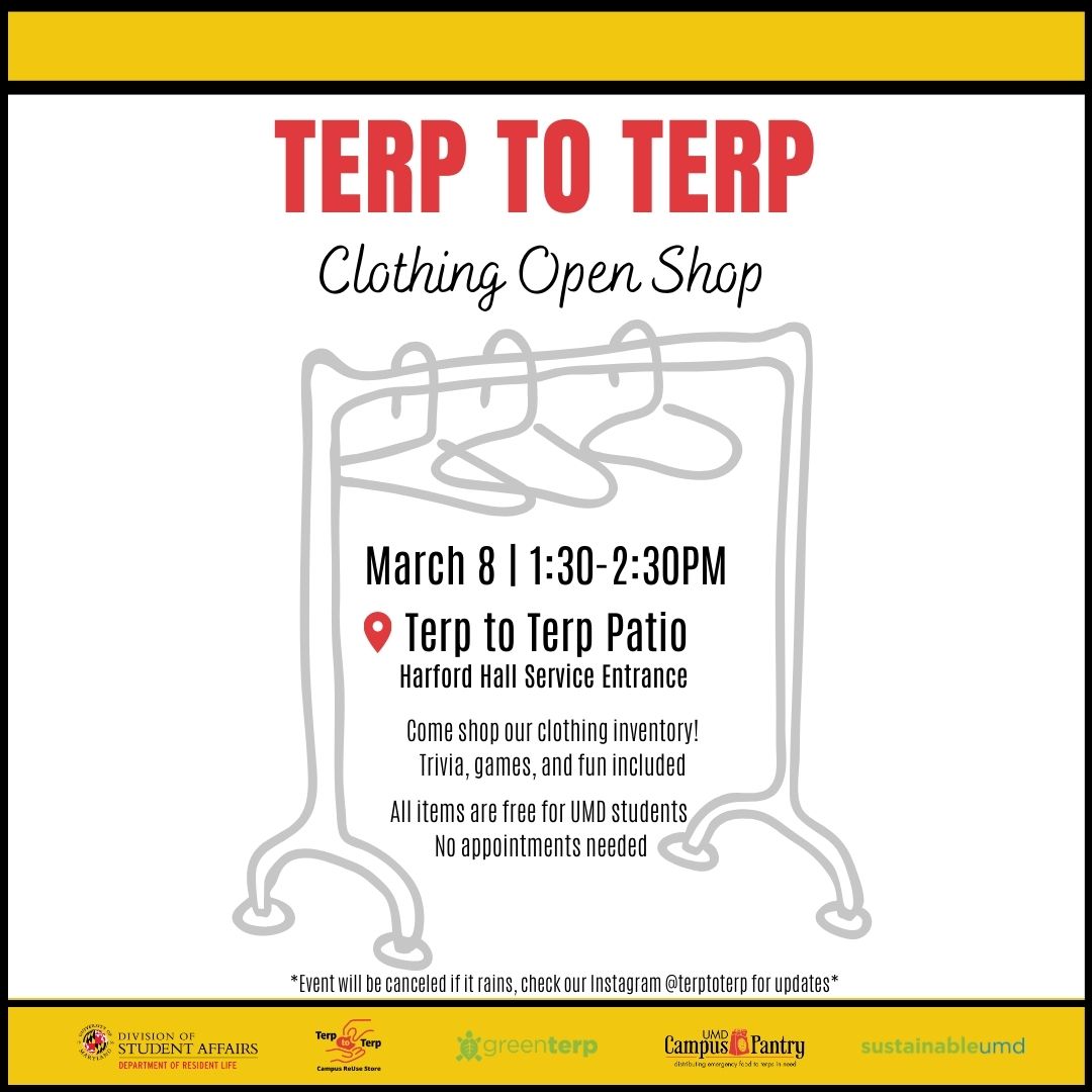 Terp to Terp Open Shop