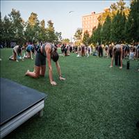 La Plata Beach yoga