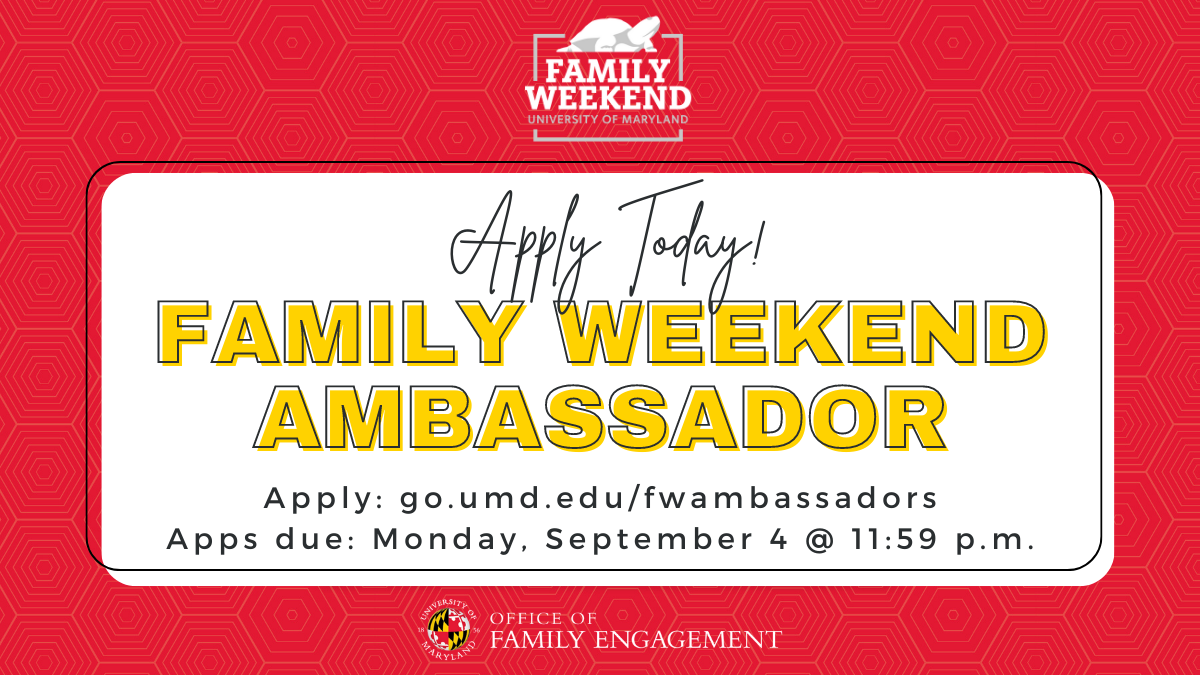 Family Weekend Ambassador 2023