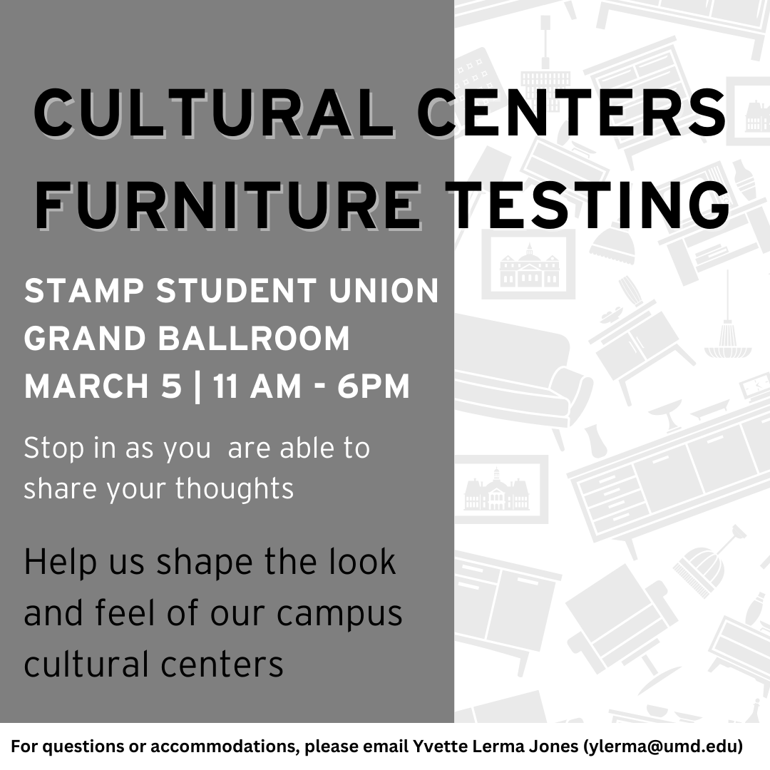Cultural Centers furniture testing