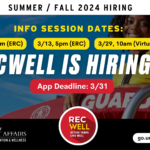 RecWell hiring 2024