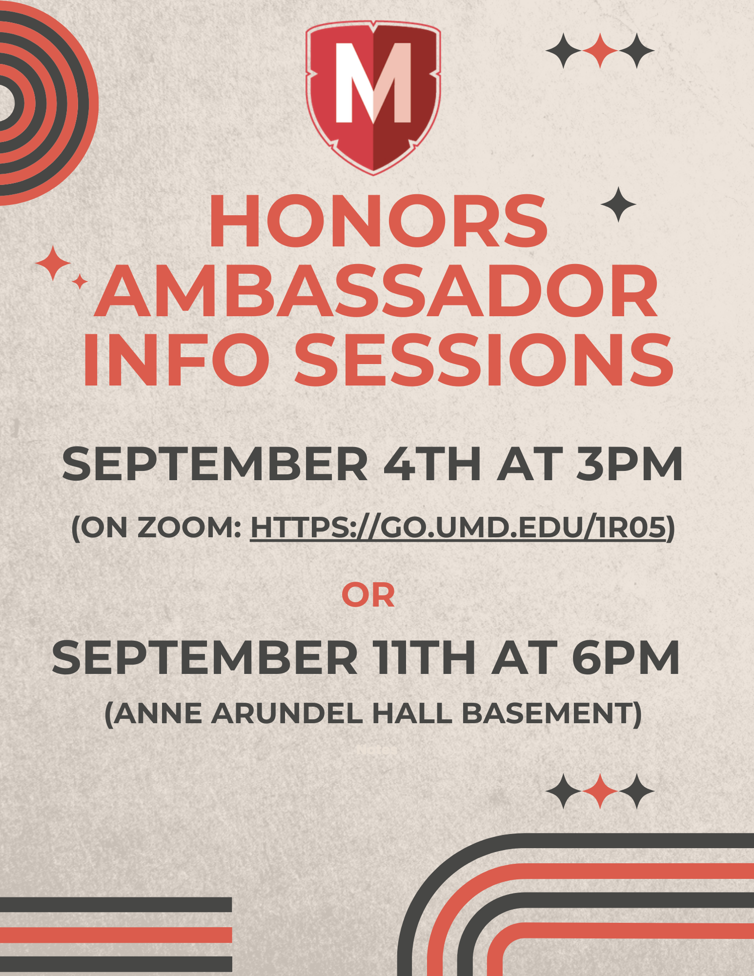 Honors Ambassador call 2024