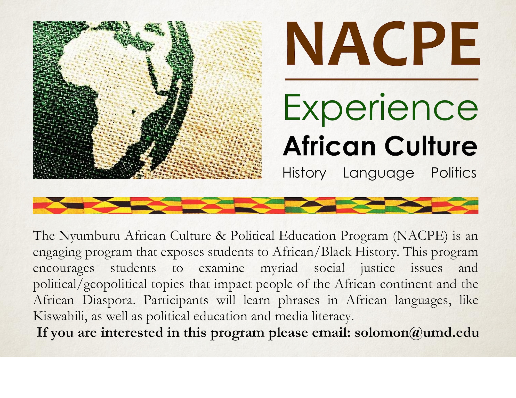 NACPE Flyer fall 2024