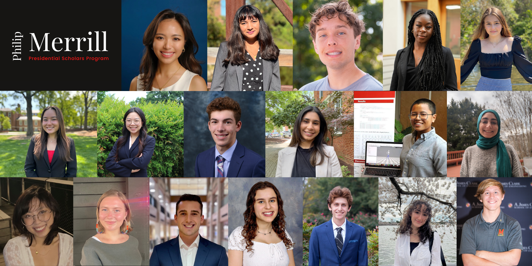 10 Honors Terps Among the 2024-25 Philip Merrill Presidental Scholars