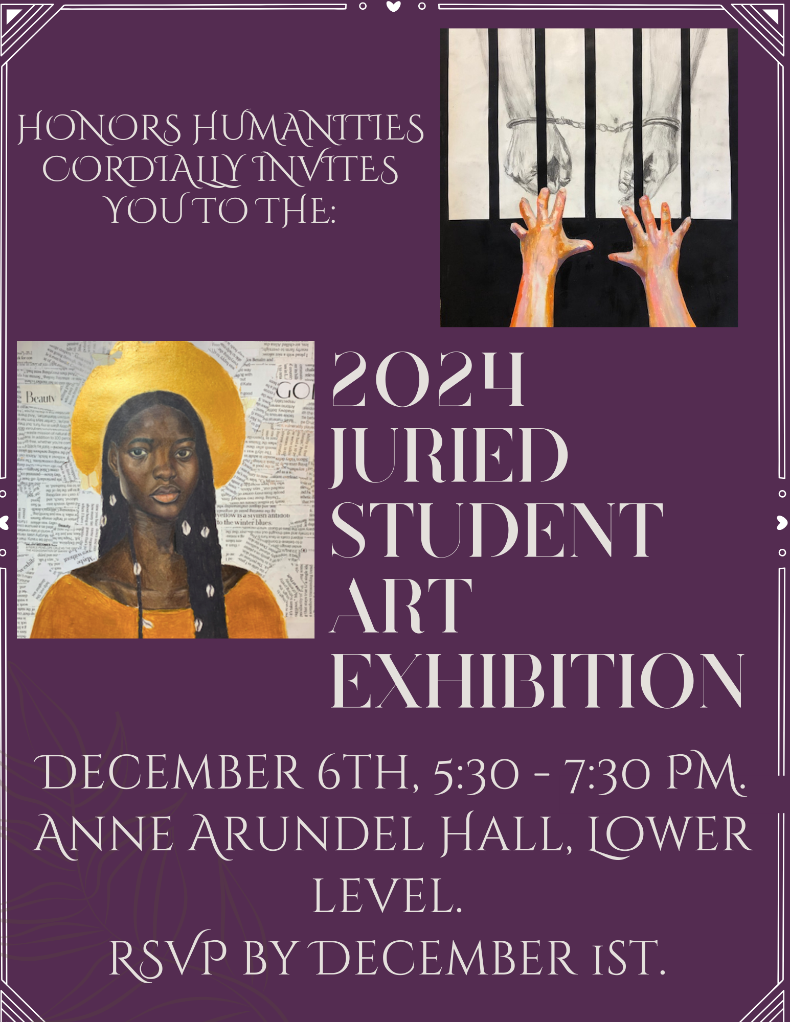 HH juried student art exhibition 2024