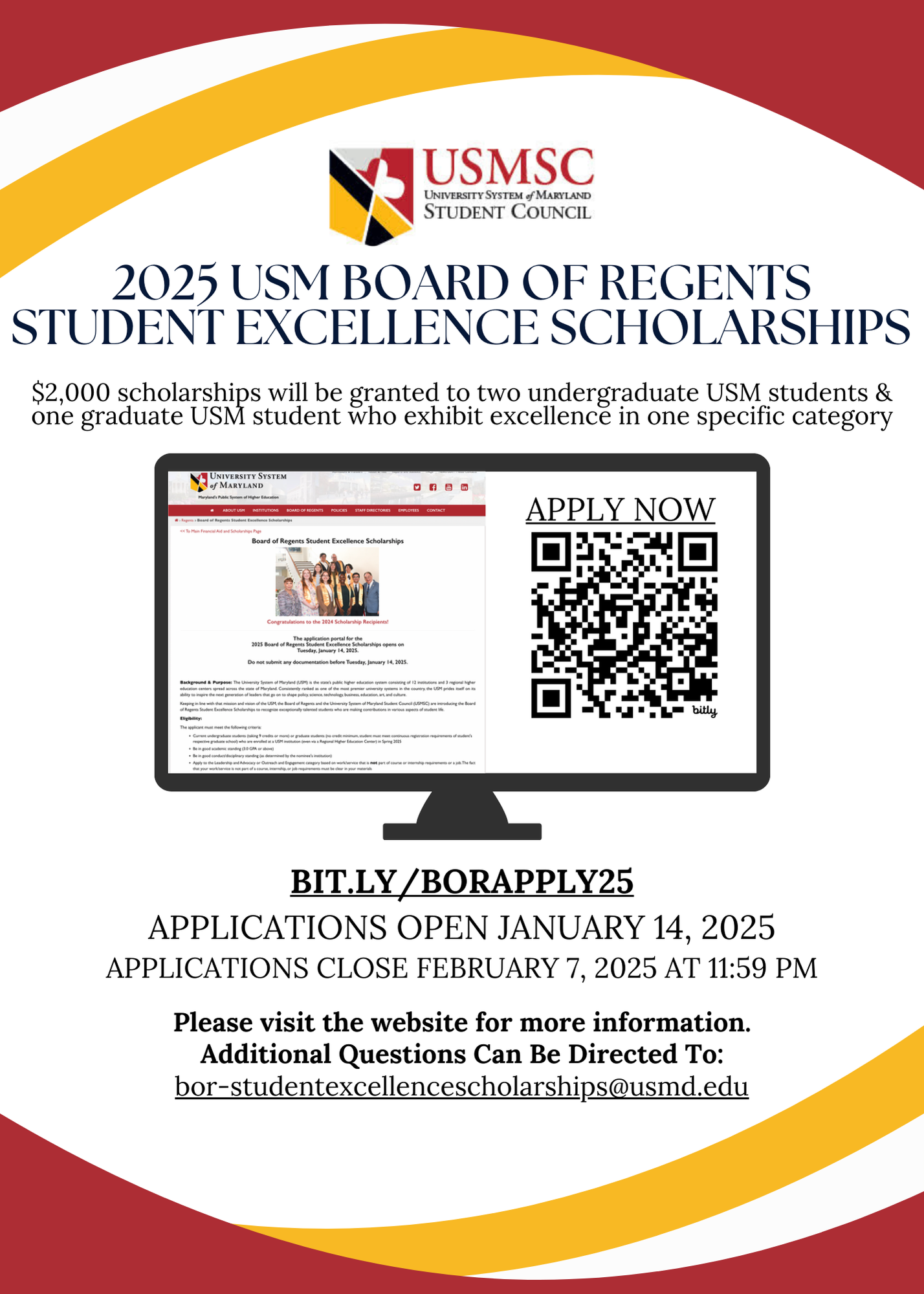 Board of Regents Student Excellence Scholarships