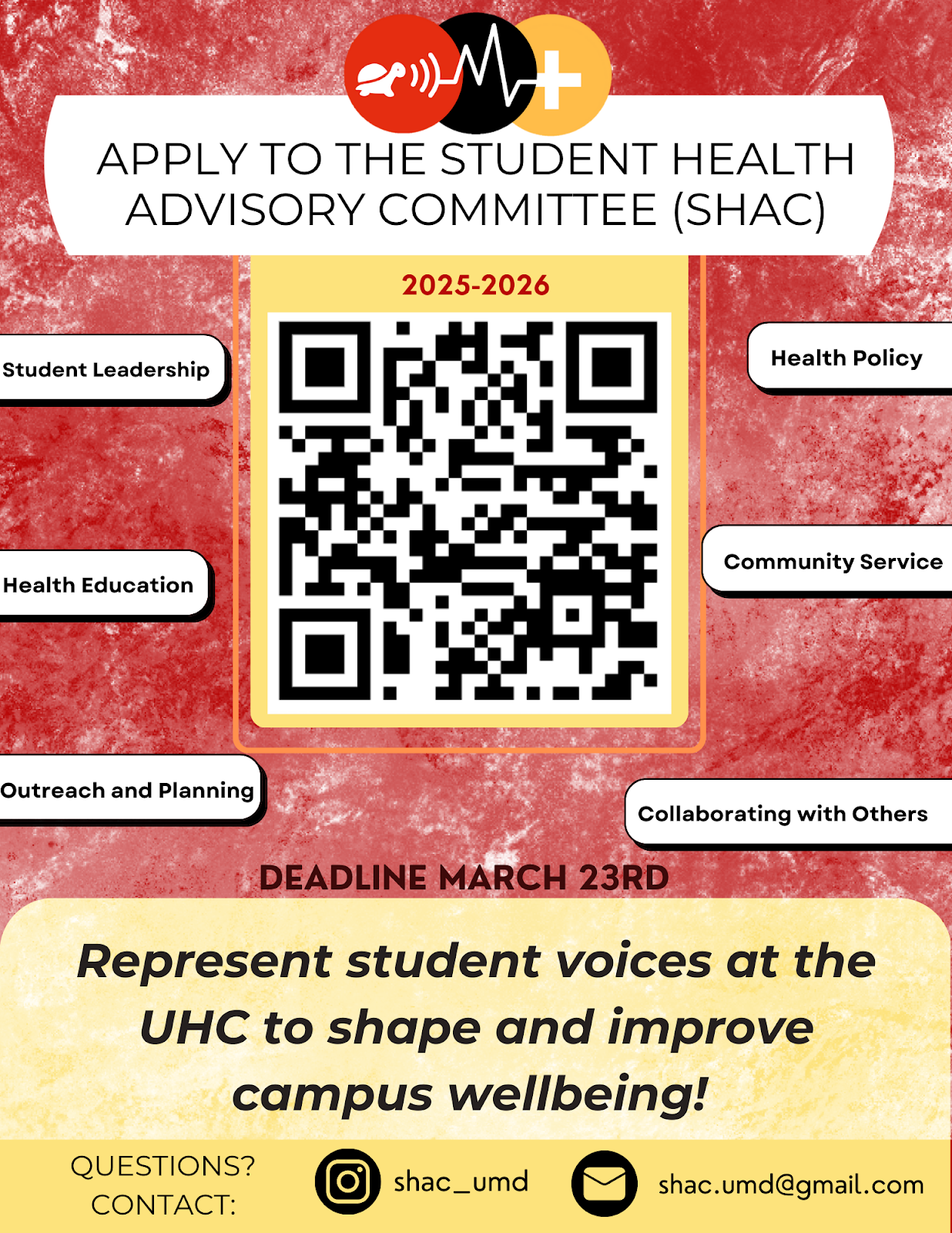 Join the Student Health Advisory Committee (SHAC)