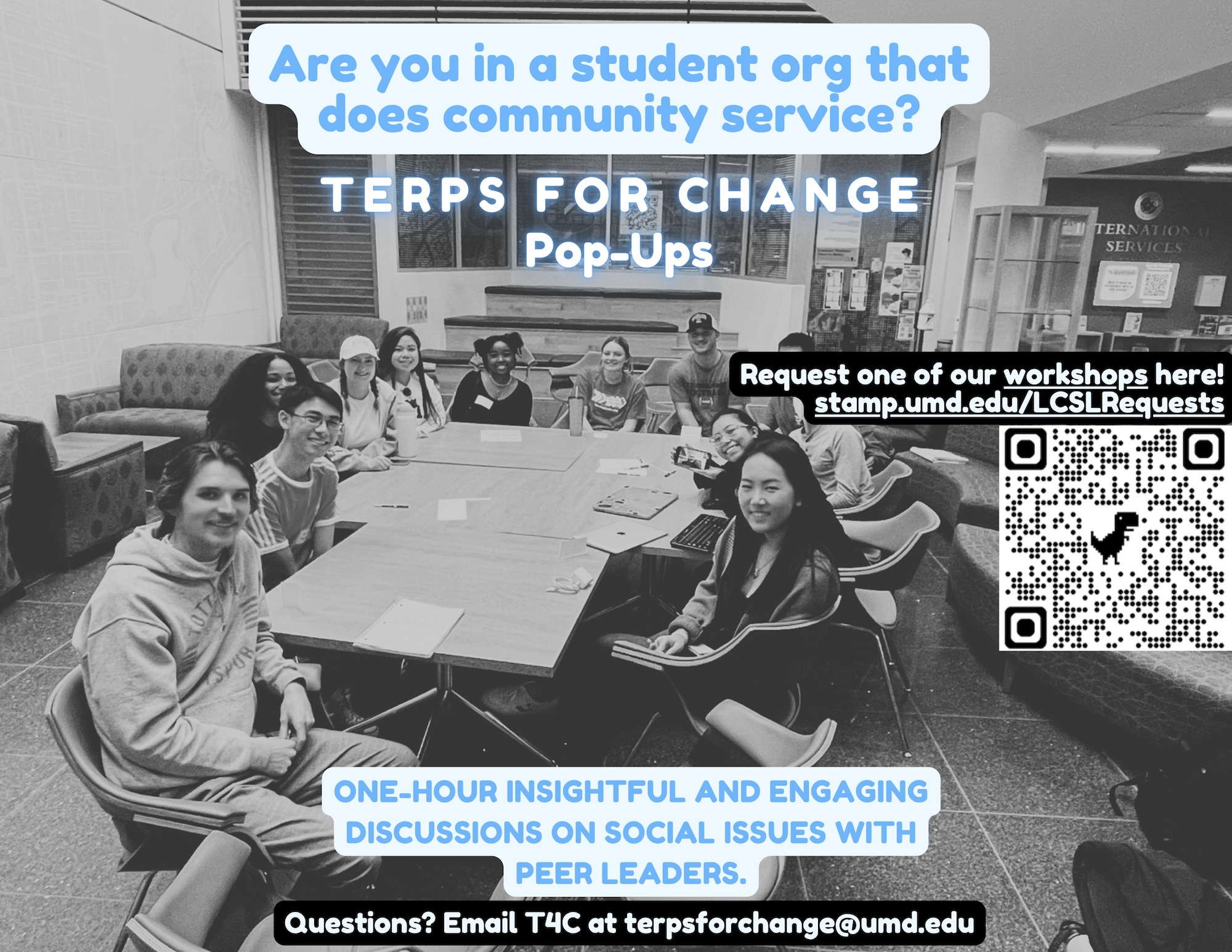 Interested in a Terps-for-Change Pop-Up Dialogue?