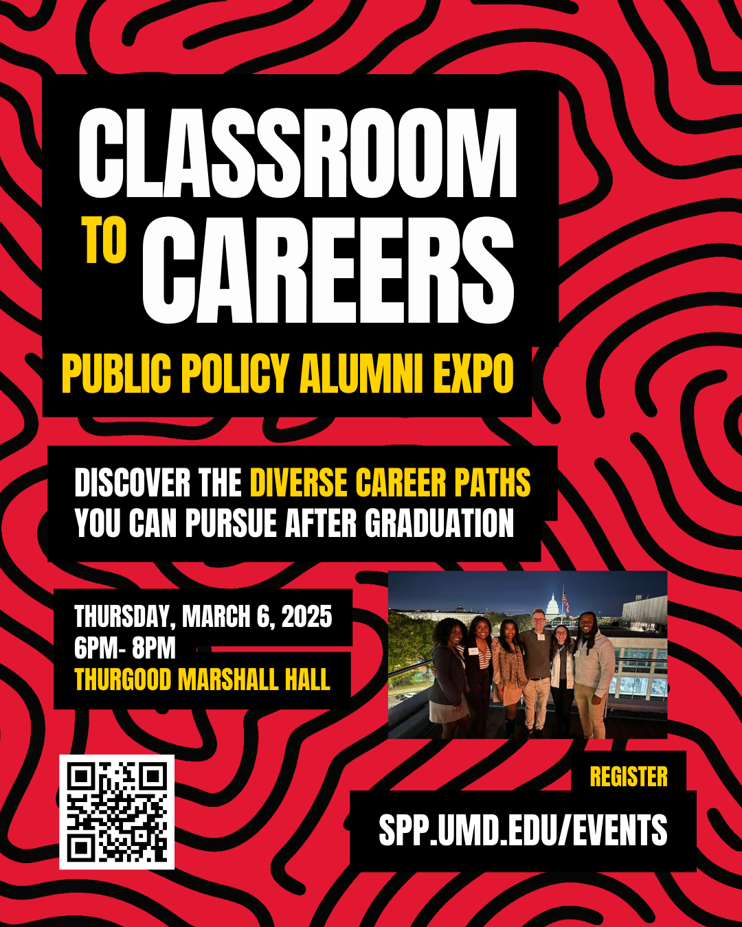 Classroom to Careers Public Policy Alumni Expo March 6 2025 event