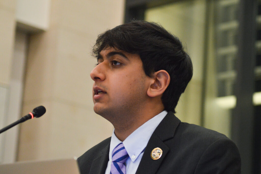Dhruvak Mirani SGA elections