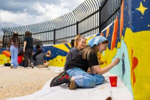 Honors Humanities Mural Regents Garage 2025