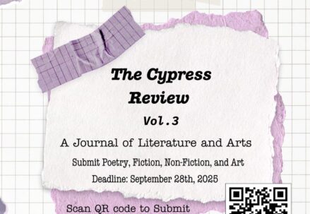 Cypress Literary Review Promotional Flyer
