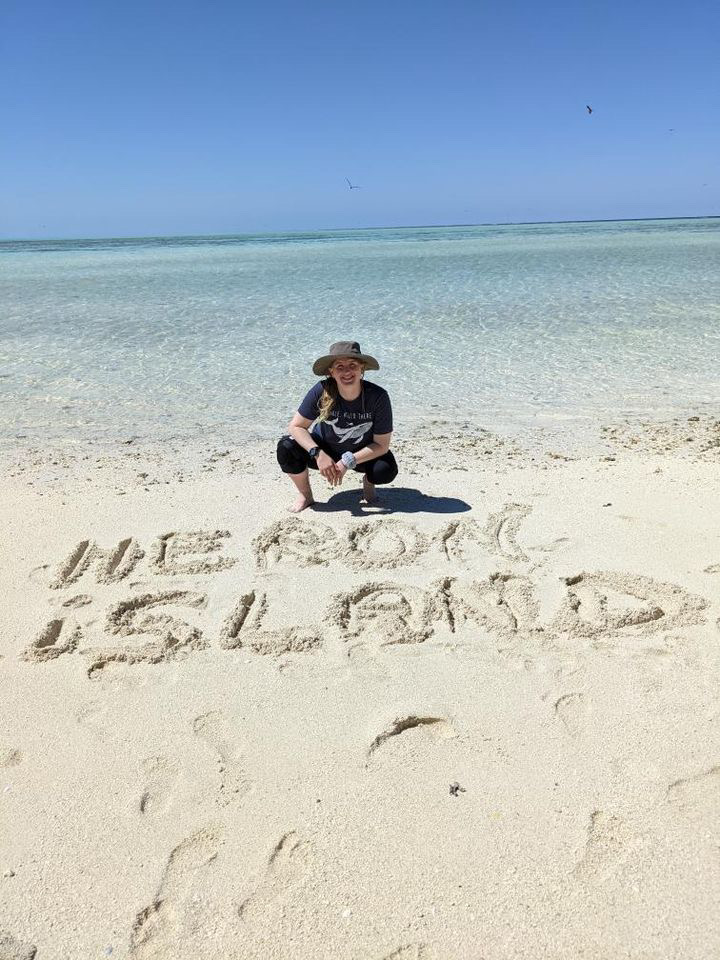 El Simon on Heron Island in Australia