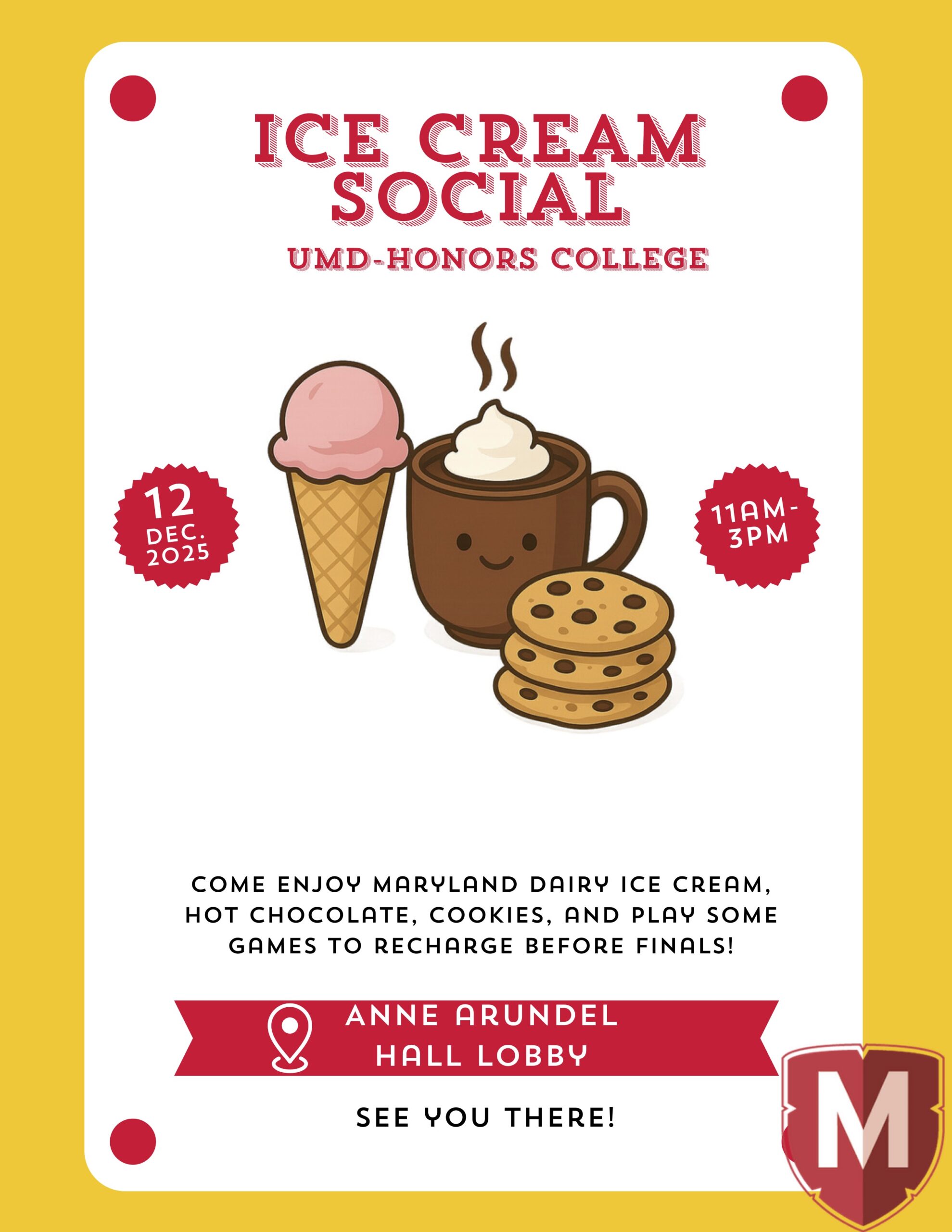 Honors Ice Cream Social December 2025