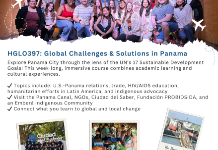 Panama study abroad flyer