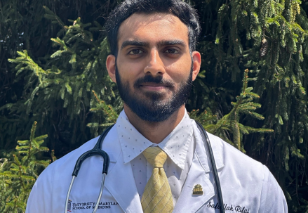 Safi Rifai in whitecoat