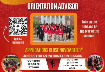 2026 Orientation Staff Flyer