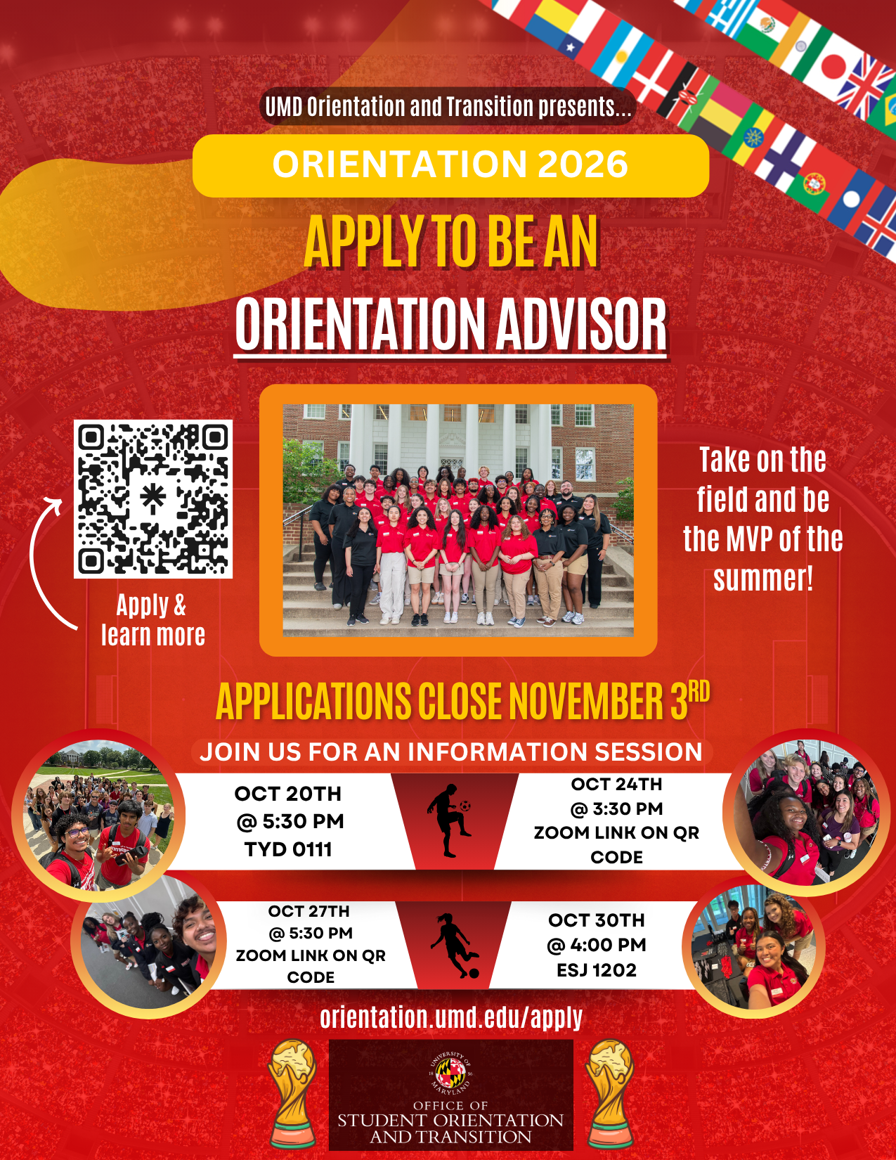 2026 Orientation Staff Flyer