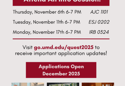 QUEST info sessions 2025