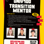 2026 UNIV100 Recruitment Flyer