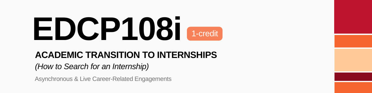 EDCP108i course info