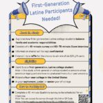 First Gen Latine at UMD research recruitment