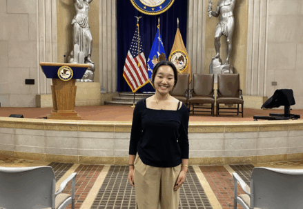 Michelle Wang at DOJ feature