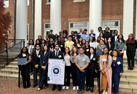 Tri-Alpha Honor Society induction ceremony 2025