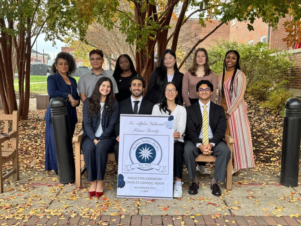 Tri-Alpha Honor Society induction ceremony 2025