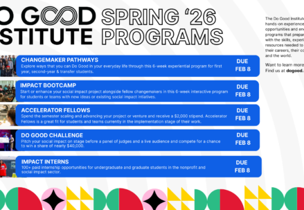 Do Good 2026 All Programs Overview