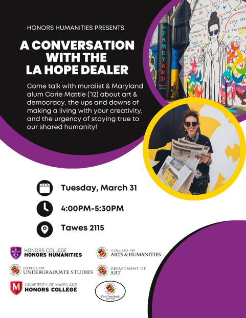 2026 HH Artist-in-Residence event