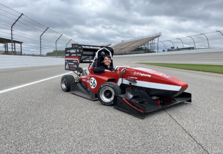 Duncan Kuchar in race car