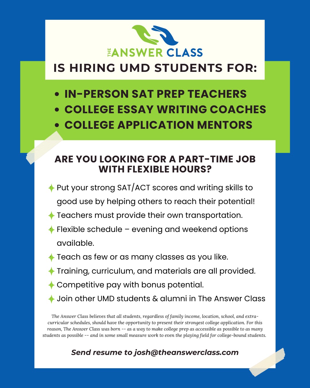 The Answer Class 2026