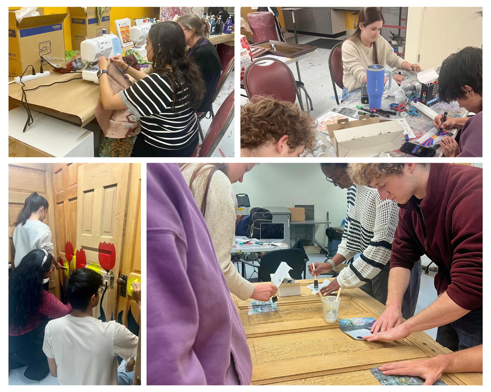 HNUH community art project collage