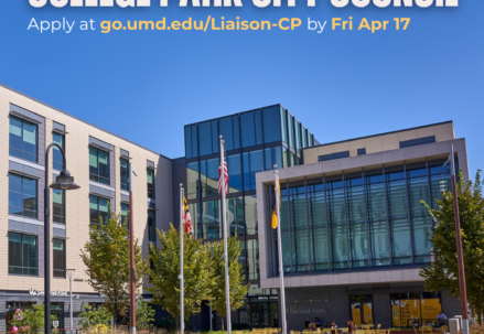 City of College Park student liaison position 2026