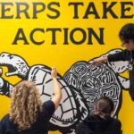 Terps Take Action mobile mural