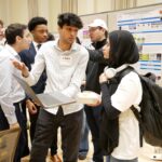 Harshil Agarwal presents at Undergraduate Research Day