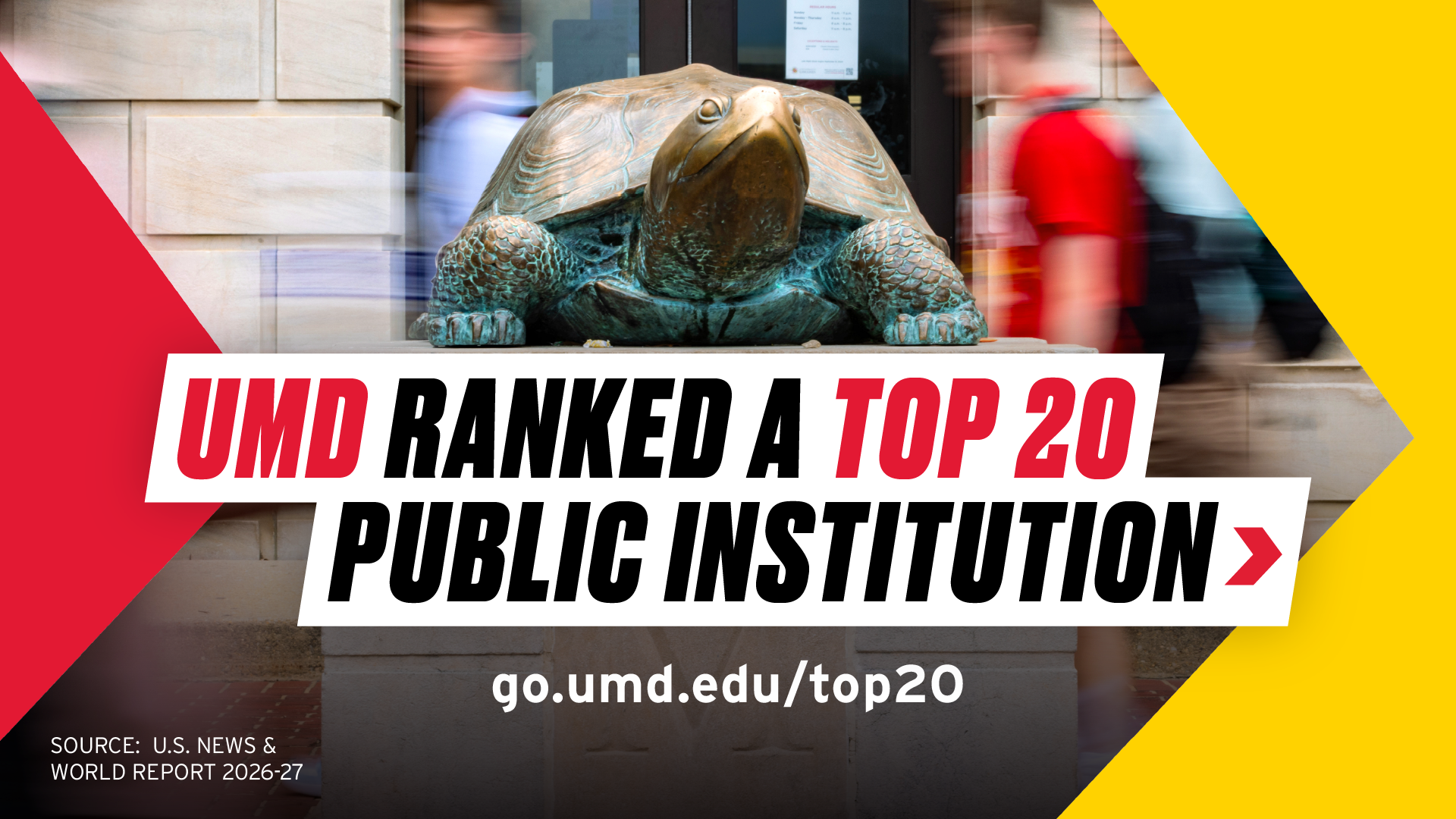 US News ranks UMD No. 17 among public universities
