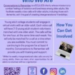 Conversations to Remember flyer