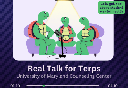 Real Talk for Terps podcast square graphic